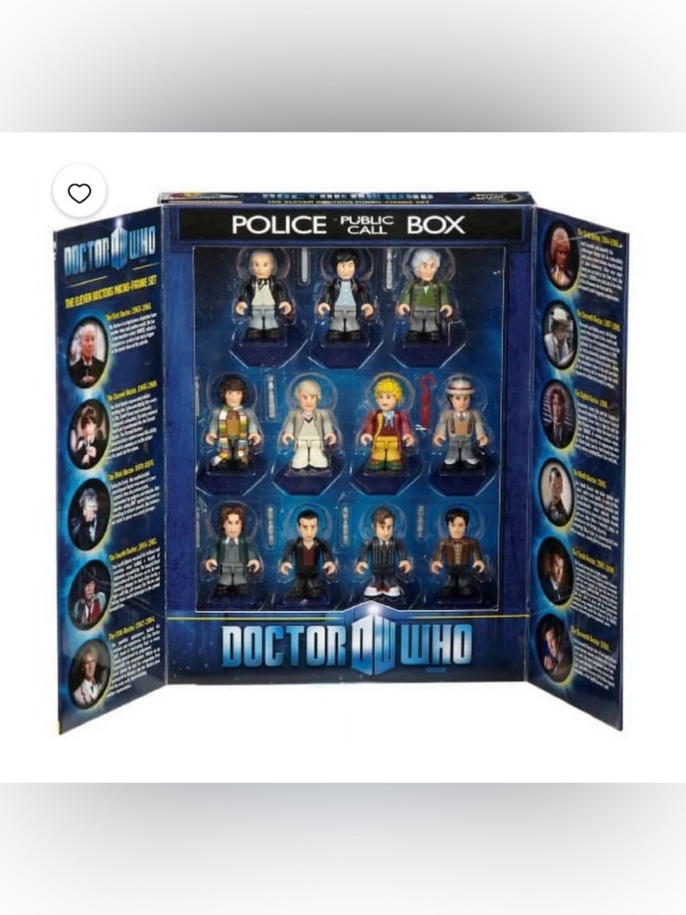 NEW Doctor Who The Eleven Doctors Micro-Figure Set